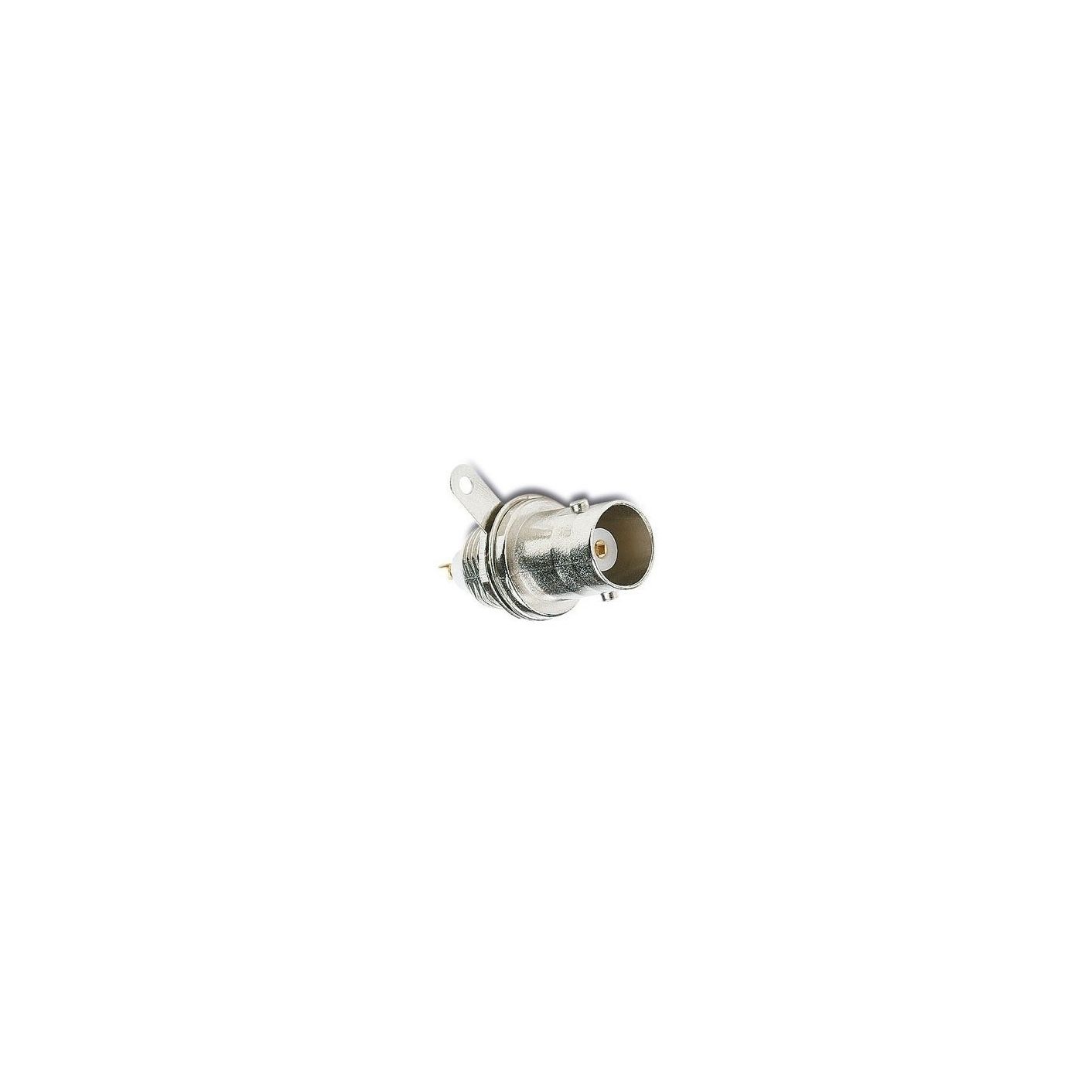 CONECTOR BNC HEMBRA SOLDABLE, CHASIS, PANEL, ROSCA-TUERCA